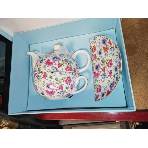 144 - Tea For One Teaset Boxed