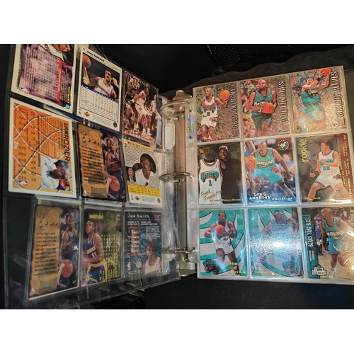 265 - Folder Of Basketball Collection Trading Cards And 23 Card Set And Cd Interview