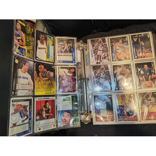 265 - Folder Of Basketball Collection Trading Cards And 23 Card Set And Cd Interview