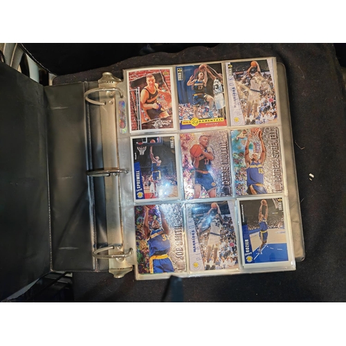 265 - Folder Of Basketball Collection Trading Cards And 23 Card Set And Cd Interview