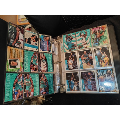 265 - Folder Of Basketball Collection Trading Cards And 23 Card Set And Cd Interview