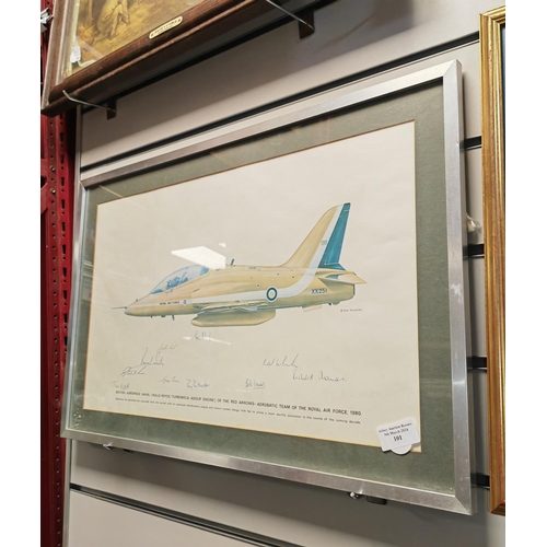 101 - Framed Signed Raf Print