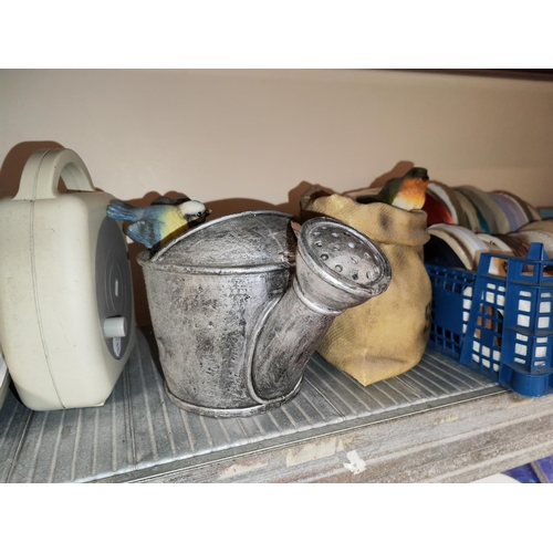 131 - 2 Ornaments Watering Can And Sack