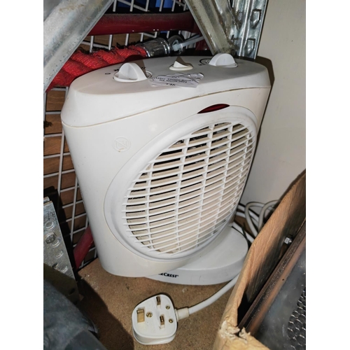 146 - Small Fan Heater Silver Crest