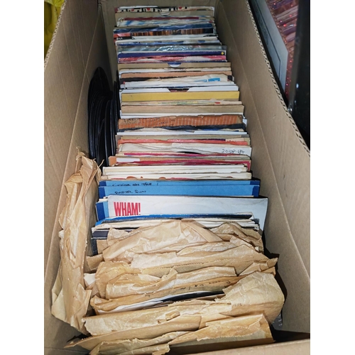 173 - Large Box Of Single Records