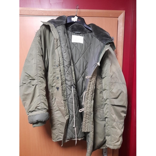 23 - Green Parker Coat Size Medium