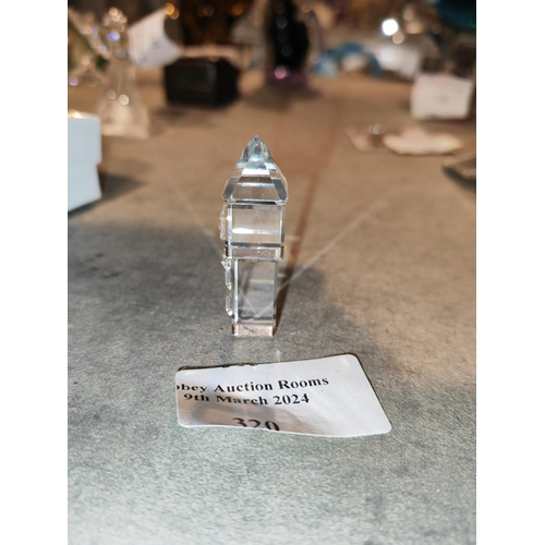 320 - Small Swarovski City Tower Figurine