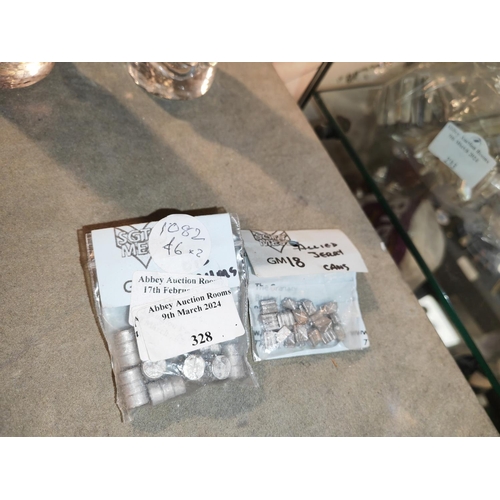 328 - 2 Packets Of Jerry Cans + Oil Drums