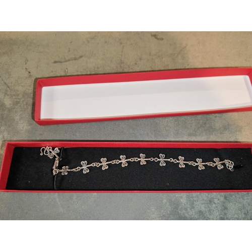 354 - Silver Butterfly Bracelet
