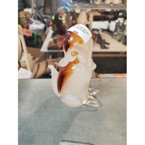 355 - Murano Glass Dog Ornament