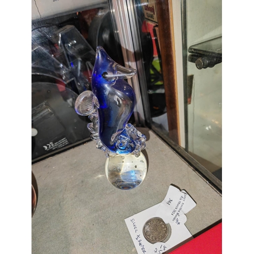 360 - Glass Seahorse Ornament
