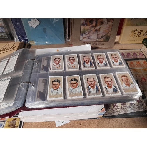 7 - 3 Large Albums Of Cigarette Cards + 3 Small Albums