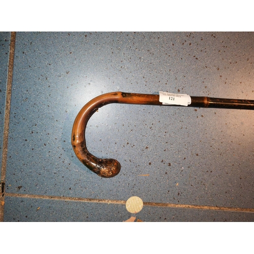 121 - Carved Walking Stick