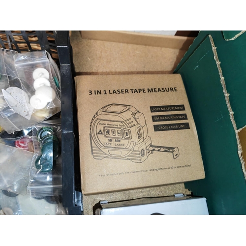 168 - Precision Screwdriver Tool Kit Plus A 3 In 1 Laser Tape Measure