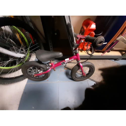 61 - Stompee Pink Childs Push Bike