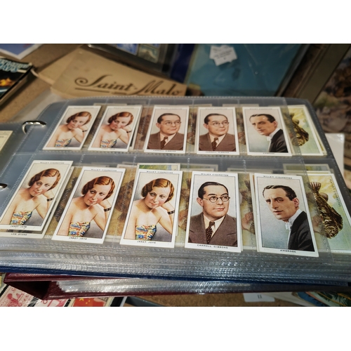 7 - 3 Large Albums Of Cigarette Cards + 3 Small Albums