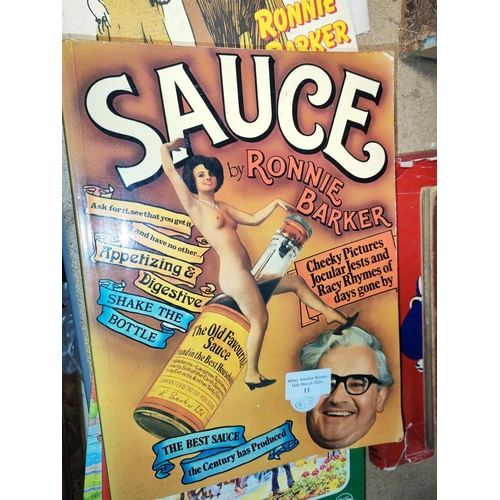 11 - 2 Books On Ronnie Barker Sauce And Ladies Of Paris