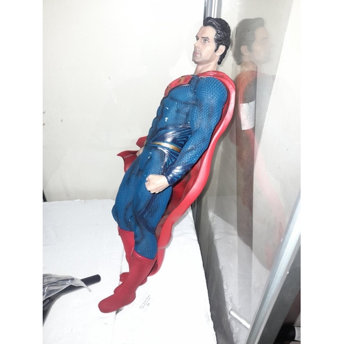 59 - Large Superman Model Missing Base Some Missing Paintwork