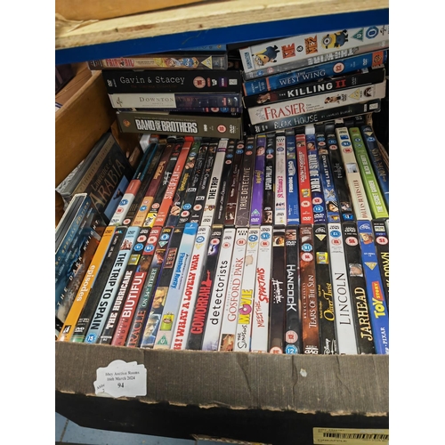 94 - Box Of Dvd'S Including Boxed Sets