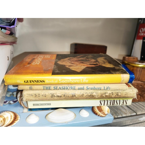 136 - Selection Of Folders Of Ephemera On Shells And Some Books On Shells