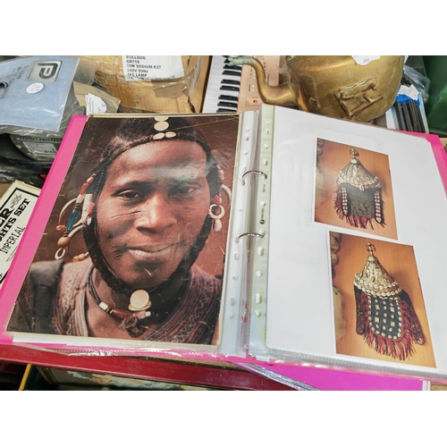 136 - Selection Of Folders Of Ephemera On Shells And Some Books On Shells