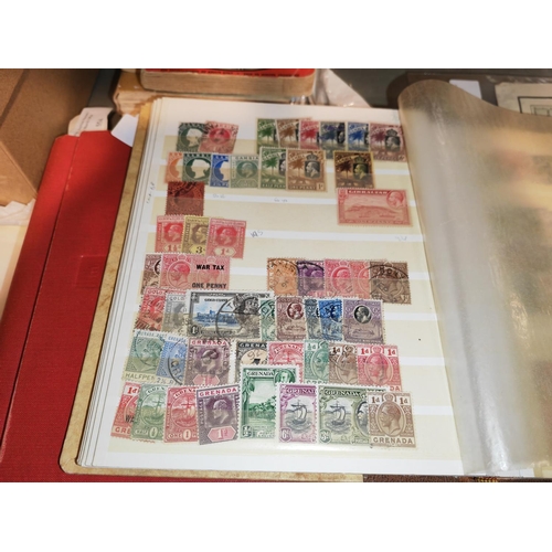 555 - Stock Book  M & V Early Cw To 2930'S Stamps