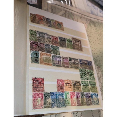 555 - Stock Book  M & V Early Cw To 2930'S Stamps