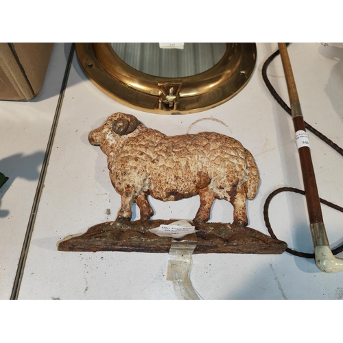 542 - Cast Iron Sheep Door Stop