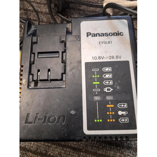 65 - Panasonic And Dewalt Battery Chargers (Dewalt Working Panasonic Untested)