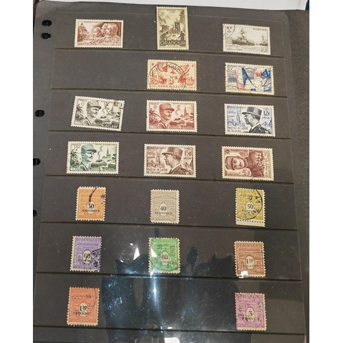 433 - Folder Of French Heroes Of War Stamps