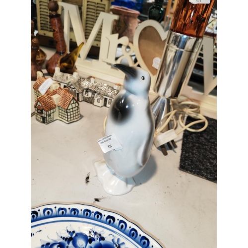 524 - Large Hollohaza Hungary Penguin Ornament