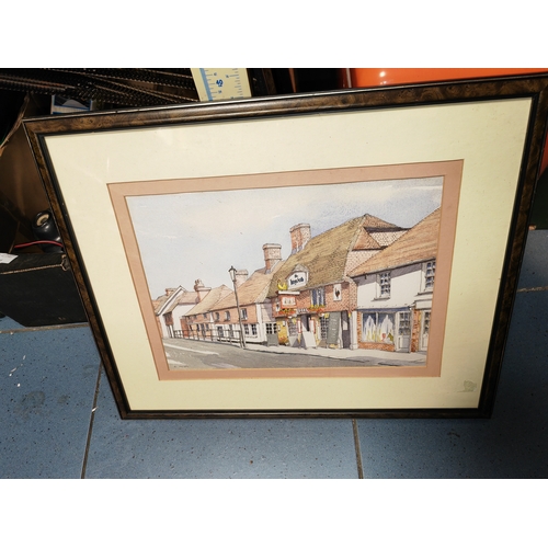 714 - 3 Framed Prints Of Pub Scenes