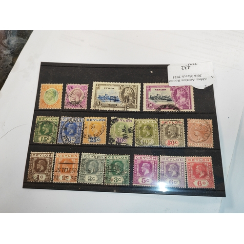 432 - Set Of Ceylon Stamps