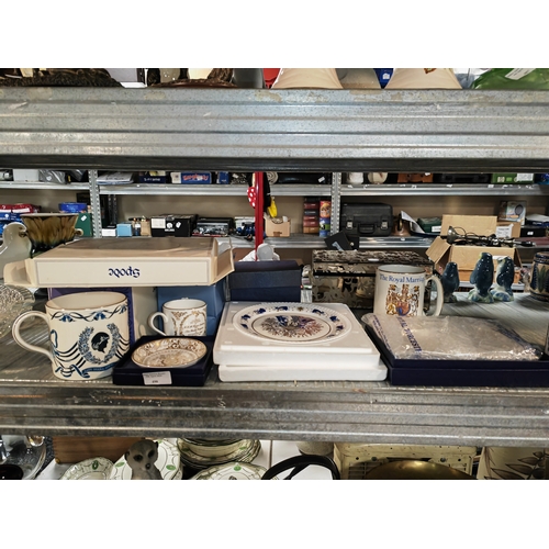 Selection Of Assorted Spode, Wedgwood Etc Plates, Cups, Saucers Etc Some Boxed