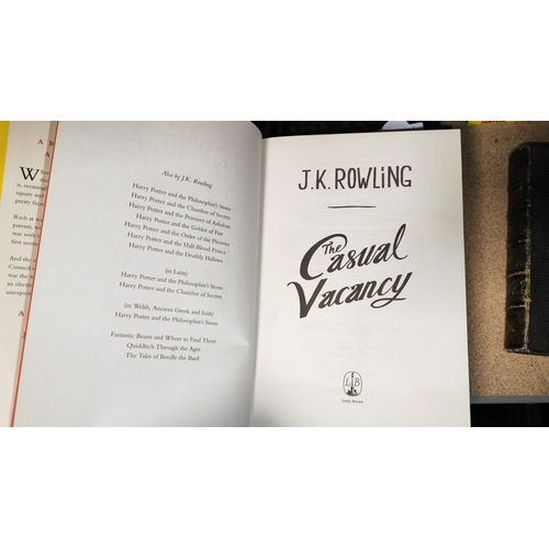 14 - Book By J K Rowling The Casual vacancy, First Edition