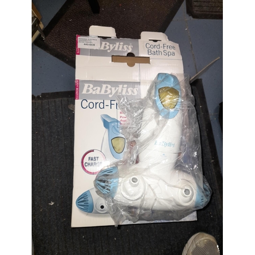 29 - Babyliss Cord Free Bath Spa In Box Unused