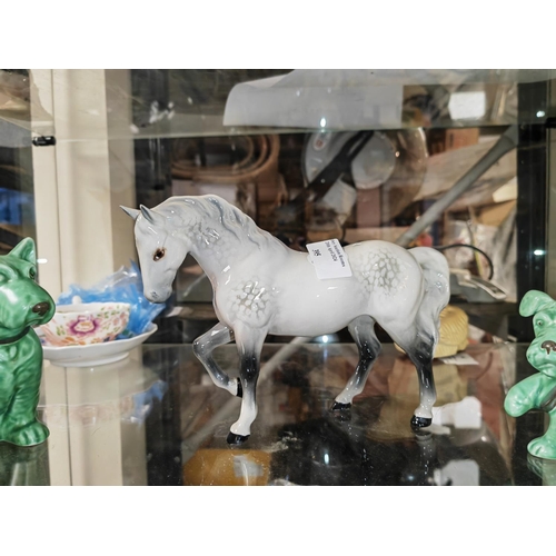 395 - Beswick Dapple Grey Horse Figurine