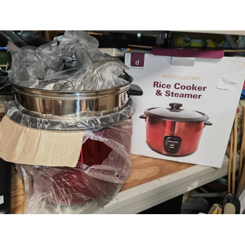 673 - Rice Cooker And Steamer In Box