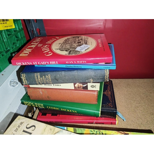 9 - Selection Of Books On Dickens - Signed By Cedric Charles Dickens Great Grandson Of Charles Dickens