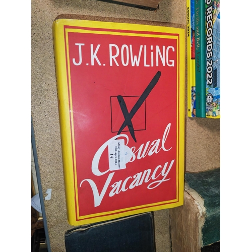 14 - Book By J K Rowling The Casual vacancy, First Edition