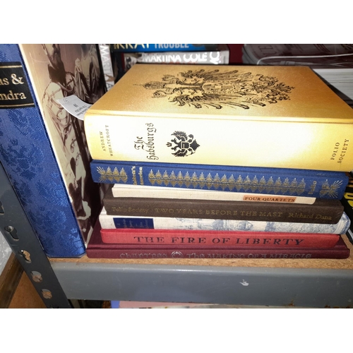 10 - 8 Folio Society Books Including Cobbett, Chartres, Hasburgs & More