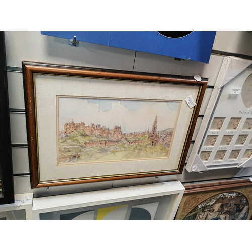 107 - Framed Watercolour Of Rome