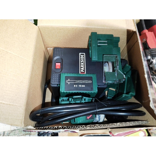 121 - Parkside Tool Pss 65A1 Sharpening Station In Box