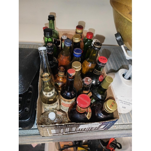 143 - Selection Of Miniature Bottles Of Booze For Display Purposes Only