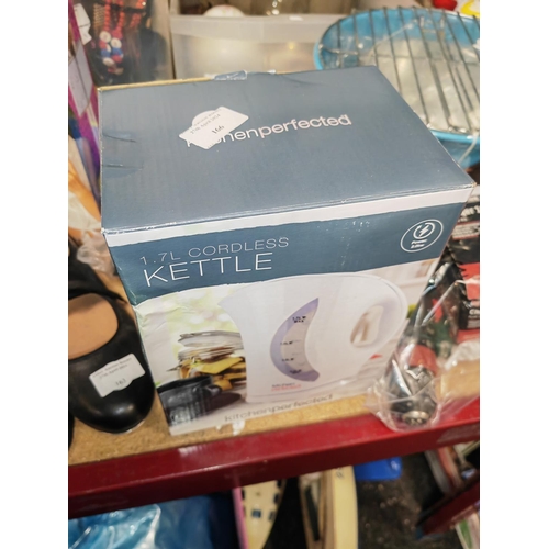 166 - 1.7Ltr Kitchen Perfect Cordless Kettle In Box