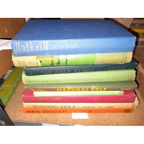 2 - Collection Of Old Golf Books Including Ben Hogan, Rubaiyat, Bryan Nelson & More