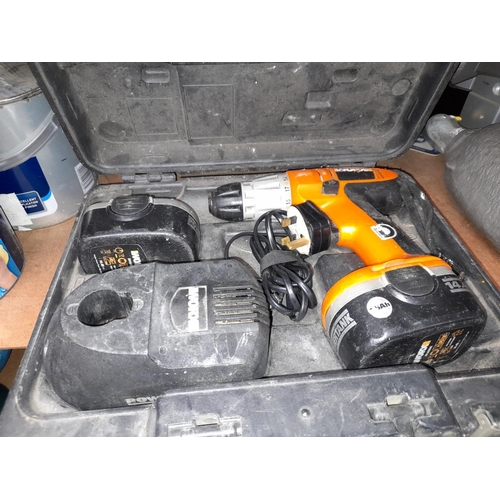 23 - Works 14.4V Wx1400 Cordless Drill Working