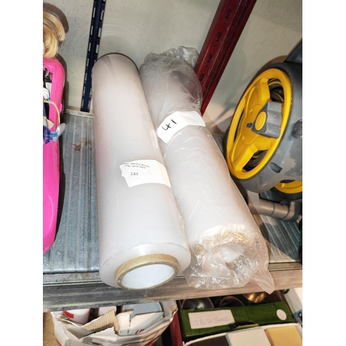 243 - 2 Full Rolls Of Professional Cling Film