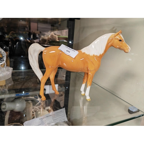 416 - Beswick Palomino Horse Figurine