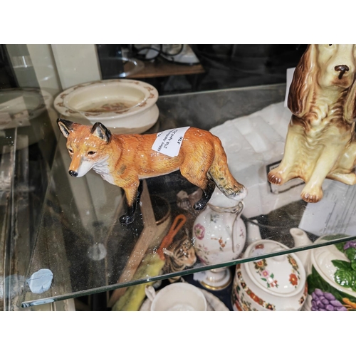 420 - Beswick Fox Standing Figurine